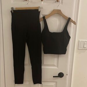 Lululemon 🍋 NULU FOLD TIGHT CROP TANK & NULU FOLD HIGH-RISE YOGA TIGHT 25"